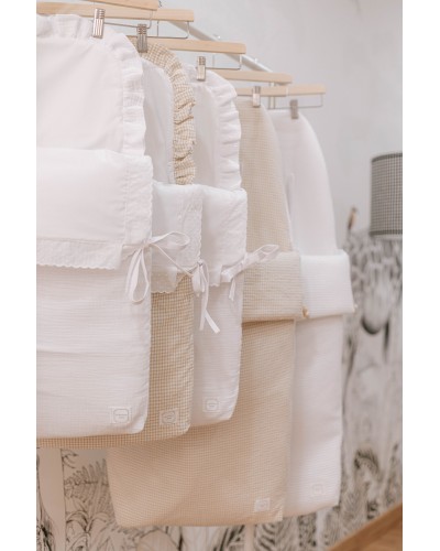 Saco silla vichy beige...